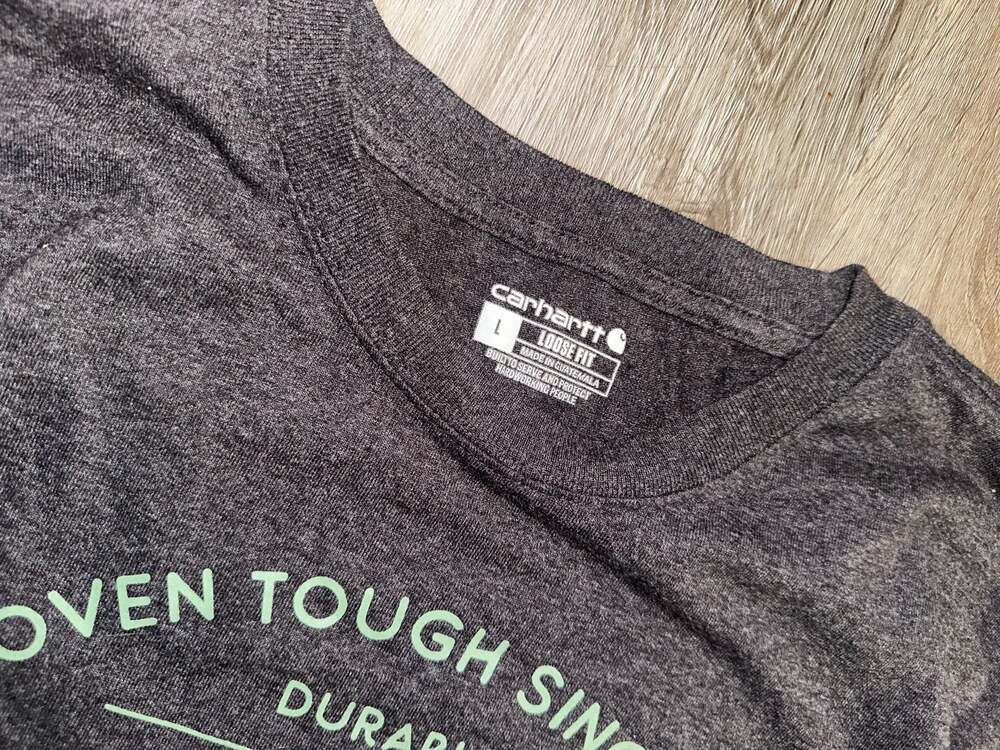 Carhartt Loose Fit Long Sleeve Graphic T-Shirt Size L - Picture 3 of 7
